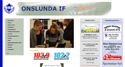 Desktop Screenshot of onslundaif.se