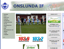 Tablet Screenshot of onslundaif.se